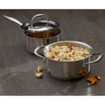 MezaHomes Signature 13-Piece 3-Ply Stainless Steel Cookware Set - Image 5