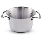 MezaHomes Signature 10-Piece Stacking Stainless Steel Cookware Set – Aluminum Base, Induction Compatible - Image 9