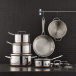 MezaHomes Professional 12-Piece 5-Ply Copper Core Stainless Steel Cookware Set - Image 2