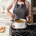 MezaHomes Professional 12-Piece 5-Ply Copper Core Stainless Steel Cookware Set - Image 4