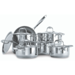 MezaHomes Signature 13-Piece 3-Ply Stainless Steel Cookware Set - Image 6