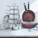 MezaHomes Classic 11-Piece 3-Ply Stainless Steel Cookware Set - Image 5