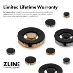 ZLINE 30 in. Gas Range 4.2 cu. ft. 4 Burner Stainless Steel with Matte Black Accents (CGRZ-30-MB) - Image 9