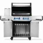 Napoleon Prestige 500 Gas BBQ Grill with Infrared Side and Rear Burner, Stainless Steel - Image 4