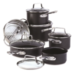MezaHomes 12-Piece Hard-Anodized Nonstick Cookware Set