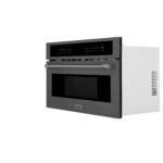 ZLINE 4-Piece Appliance Package - 30 In. Rangetop, Wall Oven, Refrigerator, and Microwave Oven in Black Stainless Steel, 4KPR-RTB30-MWAWS - Image 34