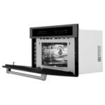 ZLINE 4-Piece Appliance Package - 30 In. Rangetop, Wall Oven, Refrigerator, and Microwave Oven in Black Stainless Steel, 4KPR-RTB30-MWAWS - Image 36