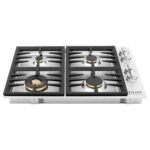 ZLINE 30" Gas Cooktop with 4 Gas Brass Burners, RC-BR-30 - Image 4