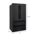 ZLINE 4-Piece Appliance Package - 30 In. Rangetop, Wall Oven, Refrigerator, and Microwave Oven in Black Stainless Steel, 4KPR-RTB30-MWAWS - Image 27