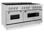 ZLINE Appliance Package - 48" Gas Range, Range Hood and Microwave Oven, 3KP-SGRRHMWO-48 - Image 2