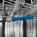 ZLINE Autograph 24" Monument Series 3rd Rack Top Touch Control Tall Tub Dishwasher in Black Stainless Steel with Champagne Bronze Helix Handle, 45dBa, DWMTZ-BS-24-KCB - Image 7