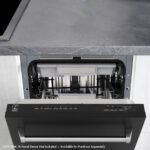 ZLINE Autograph 18" Tallac Series 3rd Rack Top Control Dishwasher In Custom Panel Ready With Champagne Bronze Handle, DWVZ-18-CB - Image 7