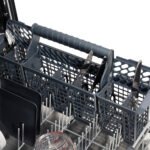 ZLINE Autograph 24" Monument Series 3rd Rack Top Touch Control Tall Tub Dishwasher in Stainless Steel with Polished Gold Helix Handle, 45dBa, DWMTZ-30424-KG - Image 7
