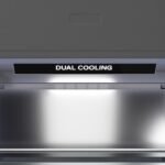 ZLINE 36 in. Built-In Bottom Freezer Refrigerator 19.8 cu. ft. Water Dispenser Ice Maker Black Stainless Steel Champagne Bronze Handles (GRBITZ-BS36-KCB) - Image 6