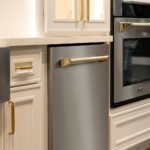 ZLINE Autograph 24" Monument Series 3rd Rack Top Touch Control Tall Tub Dishwasher in Stainless Steel with Polished Gold Helix Handle, 45dBa, DWMTZ-30424-KG - Image 3