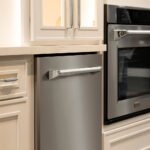 ZLINE Autograph 24" Monument Series 3rd Rack Top Touch Control Tall Tub Dishwasher in Stainless Steel with Polished Nickel Helix Handle, 45dBa, DWMTZ-30424-KPN - Image 2