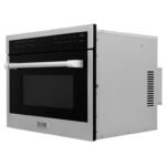 ZLINE Kitchen Appliance Package - 48 In. Gas Range with Brass Burners, Range Hood and Microwave Oven in Black Stainless Steel, 3KP-SGRBRHMWO-48 - Image 11