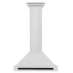 ZLINE 30 in Wall Mount Range Hood Stainless Steel Autograph Edition Matte Black Handle KB4STZ-30-MB - Image 4