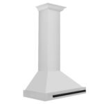 ZLINE 30 in Wall Mount Range Hood Stainless Steel Autograph Edition Matte Black Handle KB4STZ-30-MB - Image 3